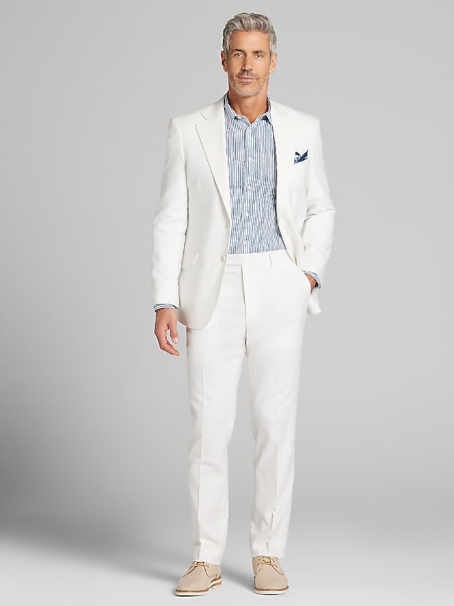 Joseph &Amp; Feiss Modern Fit Linen-Blend Suit