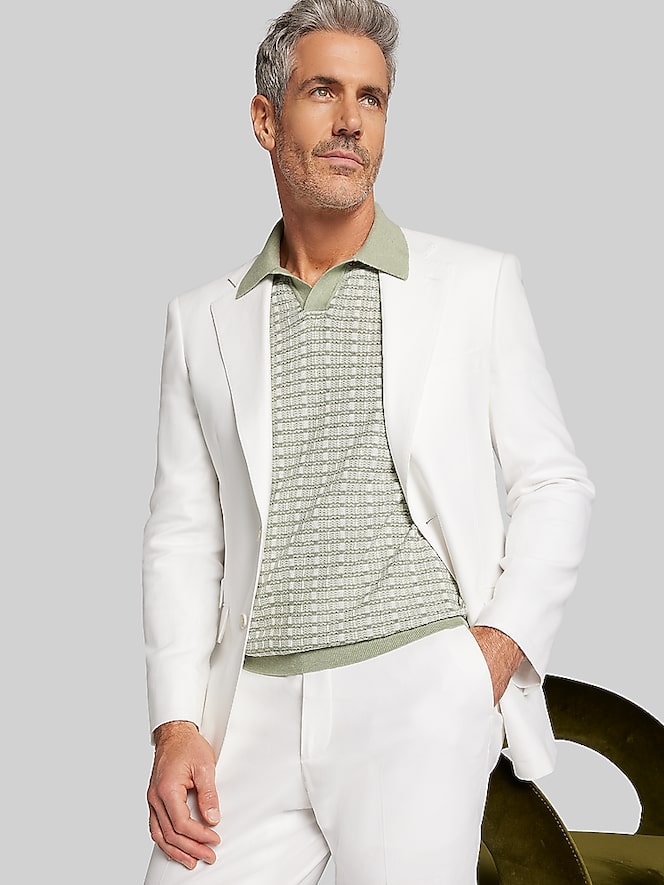 Joseph &Amp; Feiss Modern Fit Linen-Blend Suit