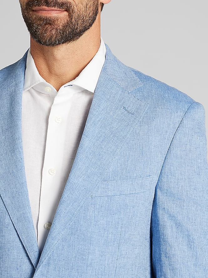 Joseph &Amp; Feiss Modern Fit Linen Blend Suit