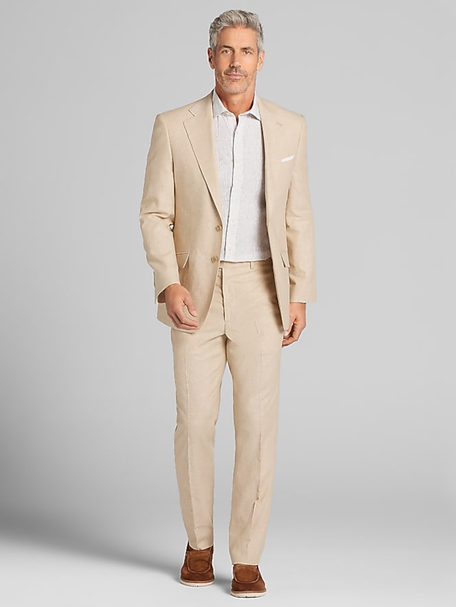 Joseph &Amp; Feiss Modern Fit Linen Blend Suit