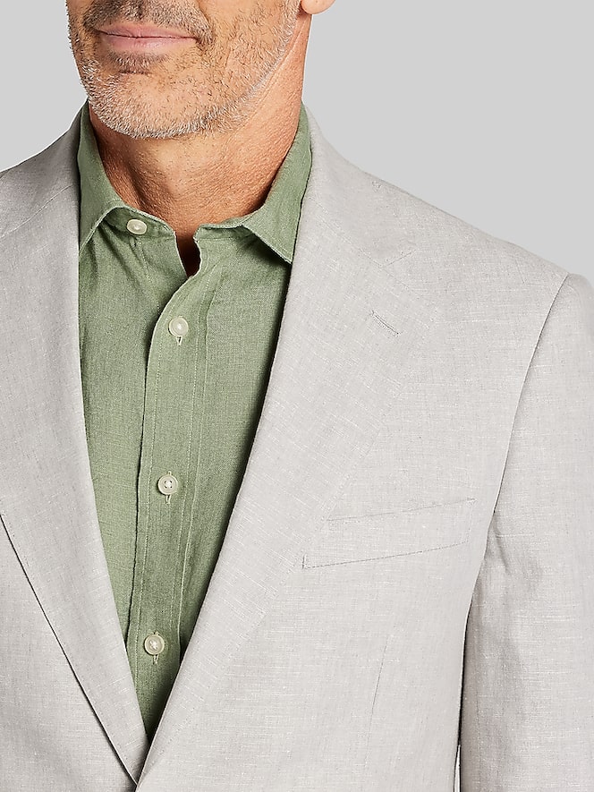 Joseph &Amp; Feiss Modern Fit Linen Blend Suit
