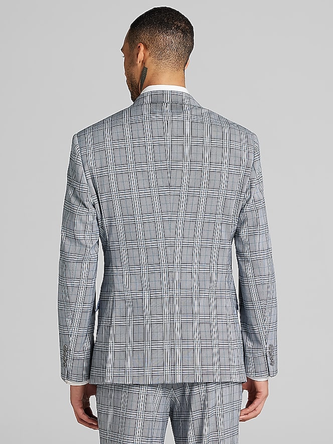 Joseph &Amp; Feiss Modern Fit Plaid Suit