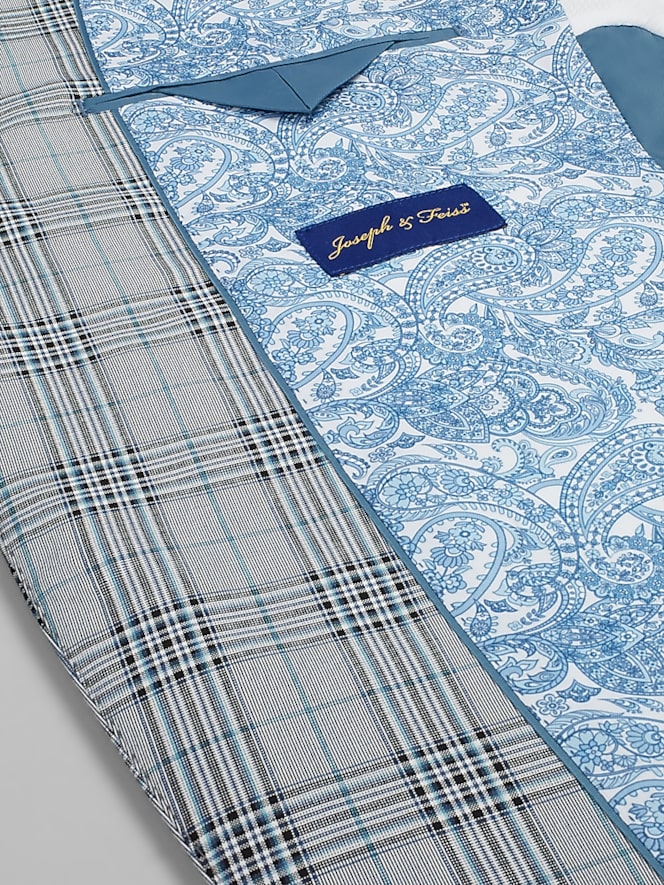 Joseph &Amp; Feiss Modern Fit Plaid Suit
