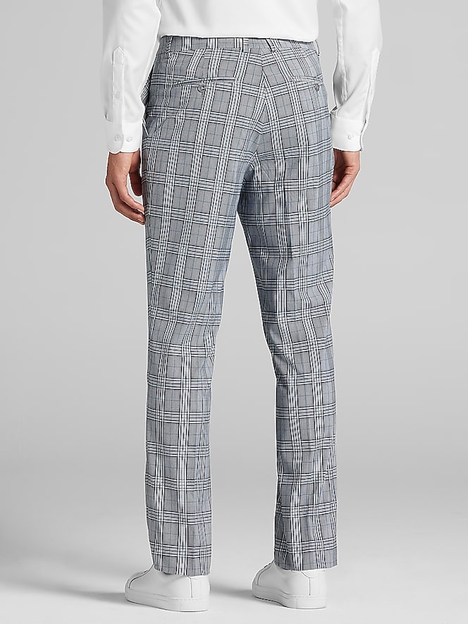 Joseph &Amp; Feiss Modern Fit Plaid Suit