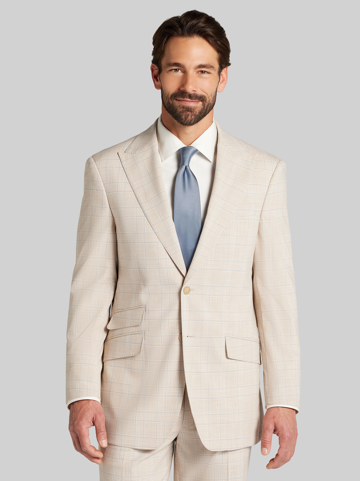 19ss Supreme Plaid Suit Tan M スーツ Joseph &Amp; Feiss Modern Fit Plaid Suit, Tan Plaid | 2 Piece