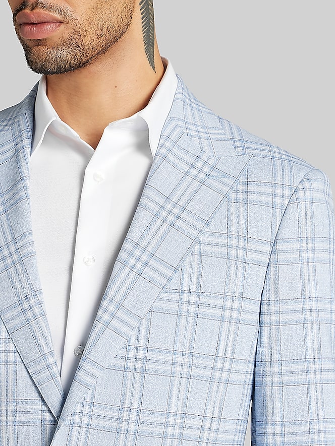 Joseph &Amp; Feiss Modern Fit Plaid Suit