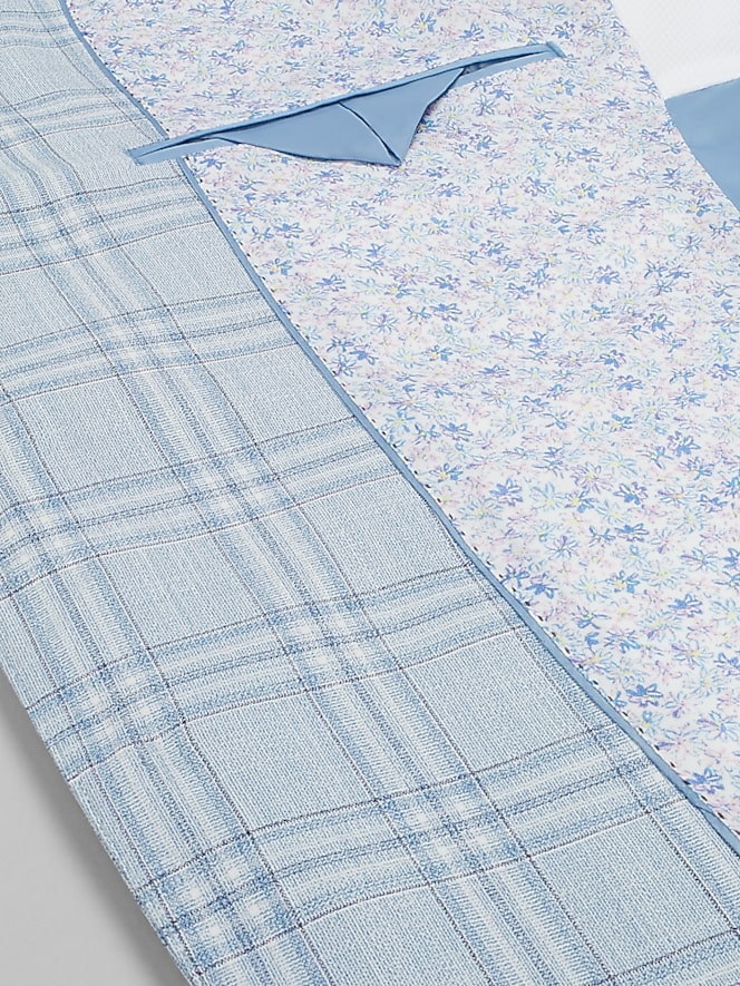 Joseph &Amp; Feiss Modern Fit Plaid Suit