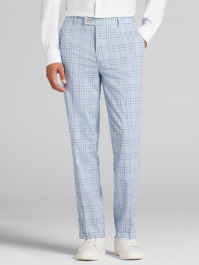 Joseph &Amp; Feiss Modern Fit Plaid Suit
