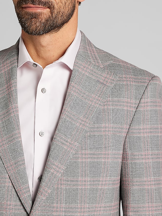 Joseph &Amp; Feiss Modern Fit Plaid Suit