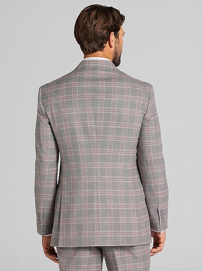 Joseph &Amp; Feiss Modern Fit Plaid Suit