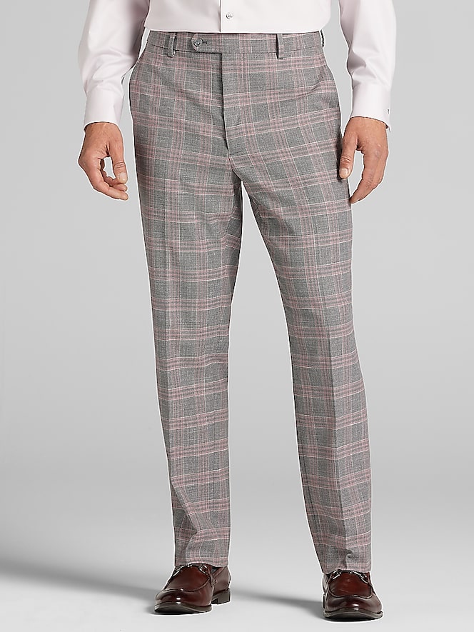 Joseph &Amp; Feiss Modern Fit Plaid Suit