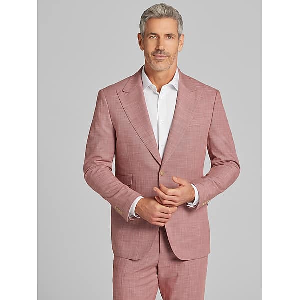 Joseph & Feiss Big & Tall Men's Modern Fit Suit Tawny Rose - Size: 50 Regular