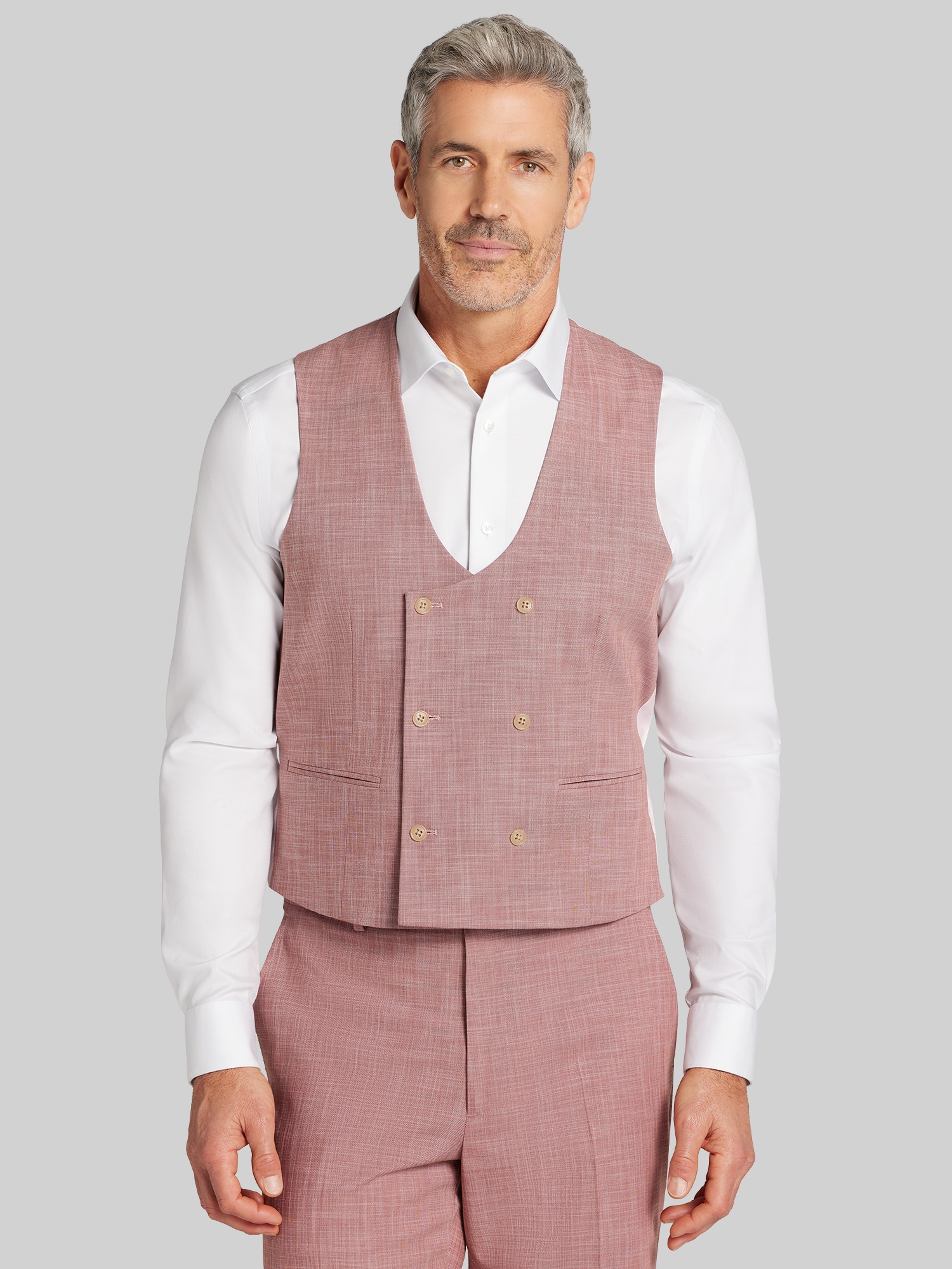 Joseph &Amp; Feiss Modern Fit Suit Vest, Tawny Rose - Pink | Men's