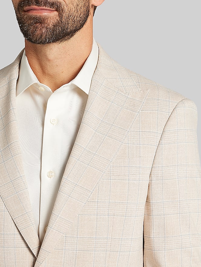 Joseph &Amp; Feiss Modern Fit Plaid Suit
