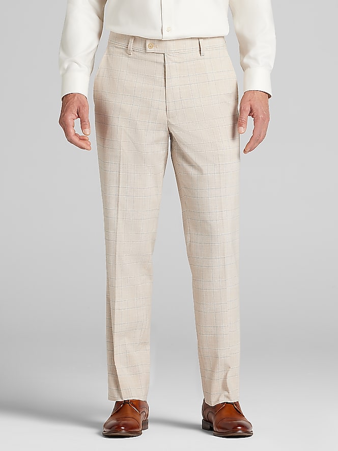Joseph &Amp; Feiss Modern Fit Plaid Suit