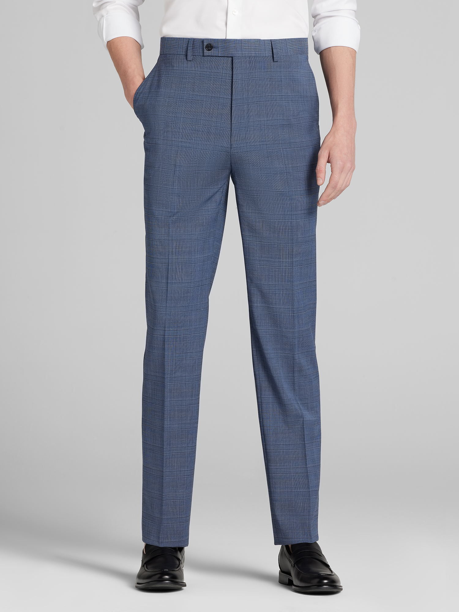 calvin klein blue dress pants Calvin Klein Men's Dress Pants 40x30 Navy Blue Straight Leg Slacks