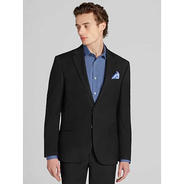 Joseph & Feiss Men's Slim Fit Washable Suit Jacket Black - Size: 44 Short