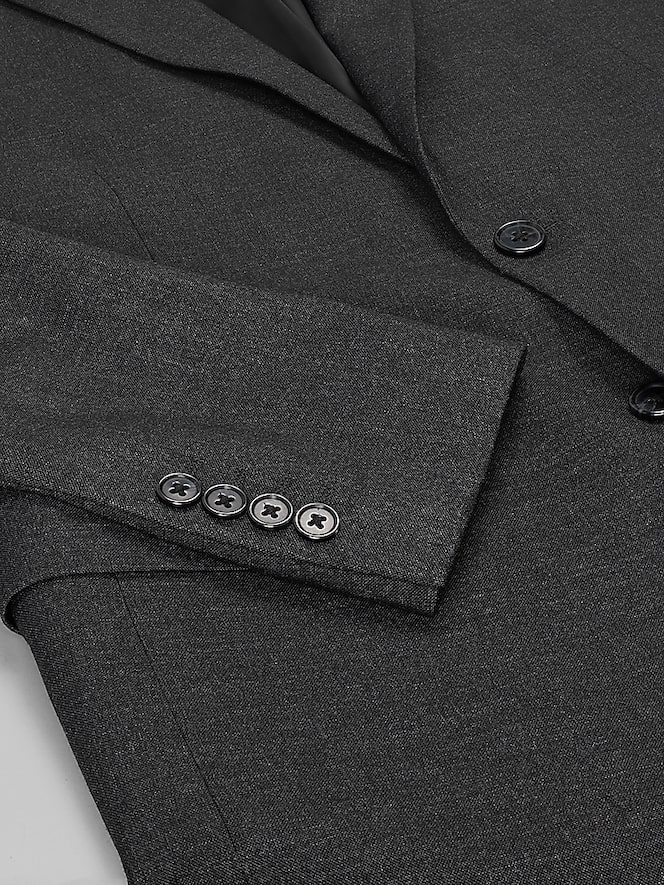 Joseph &Amp; Feiss Slim Fit Washable Suit Jacket, Charcoal - Image 4 of 8