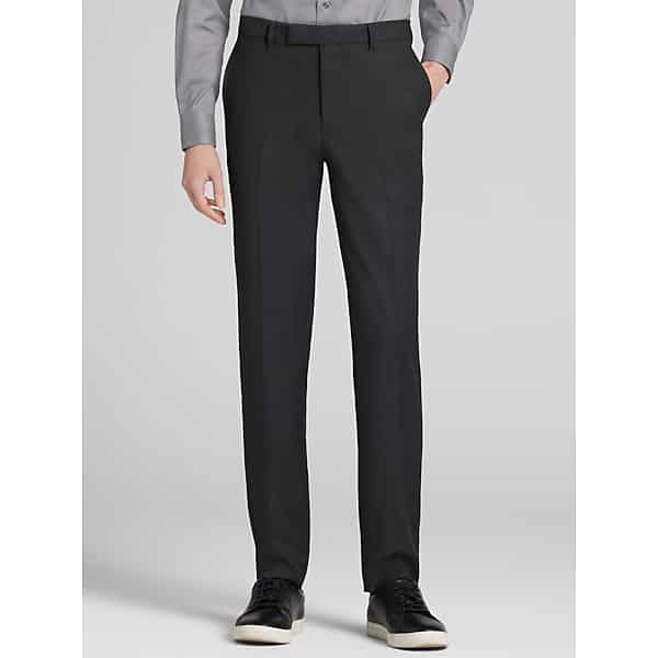 Joseph & Feiss Men's Slim Fit Washable Suit Pants Charcoal - Size: 38W x 30L