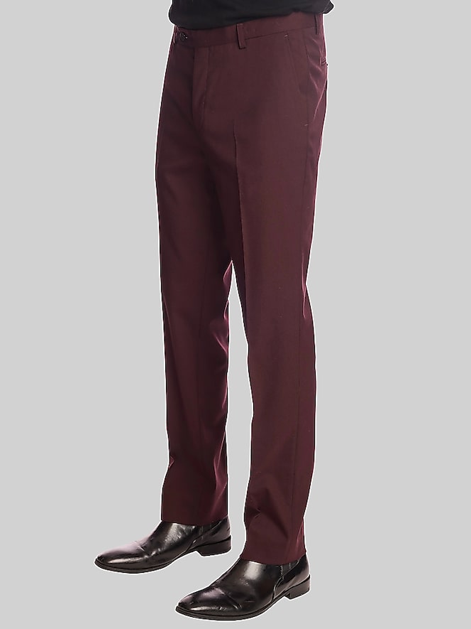 Paisley &Amp; Gray Slim Fit Solid Pants