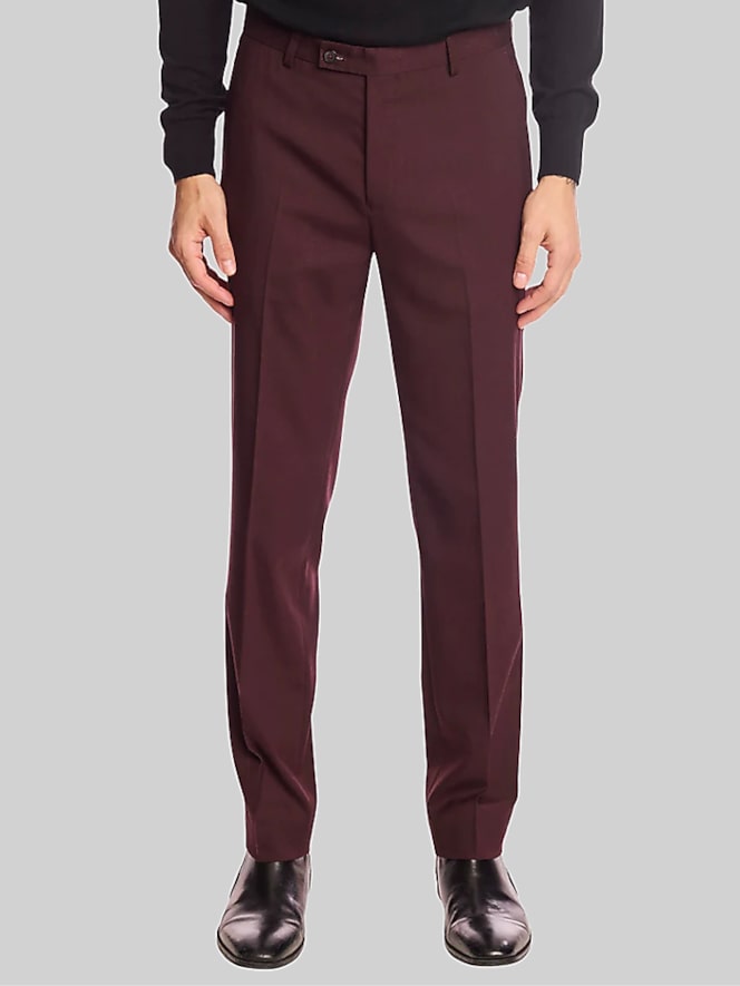 Paisley &Amp; Gray Slim Fit Solid Pants