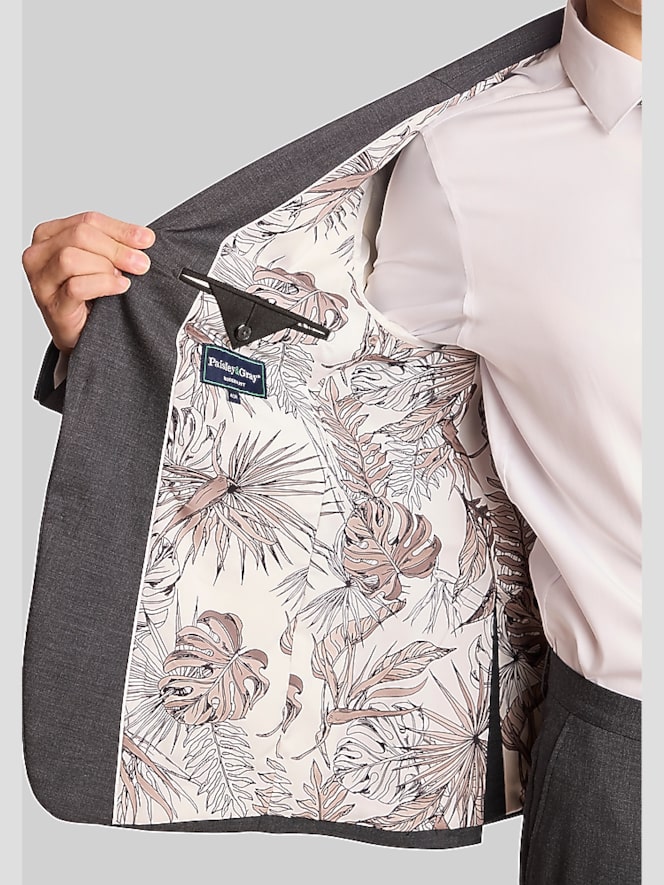Paisley &Amp; Gray Slim Fit Sharkskin Jacket