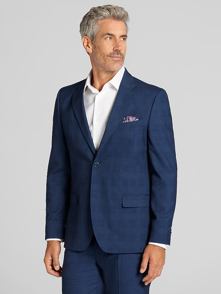 Nautica Men's Modern Fit 2 Piece Suit – 36R Jacket / 30 Waist