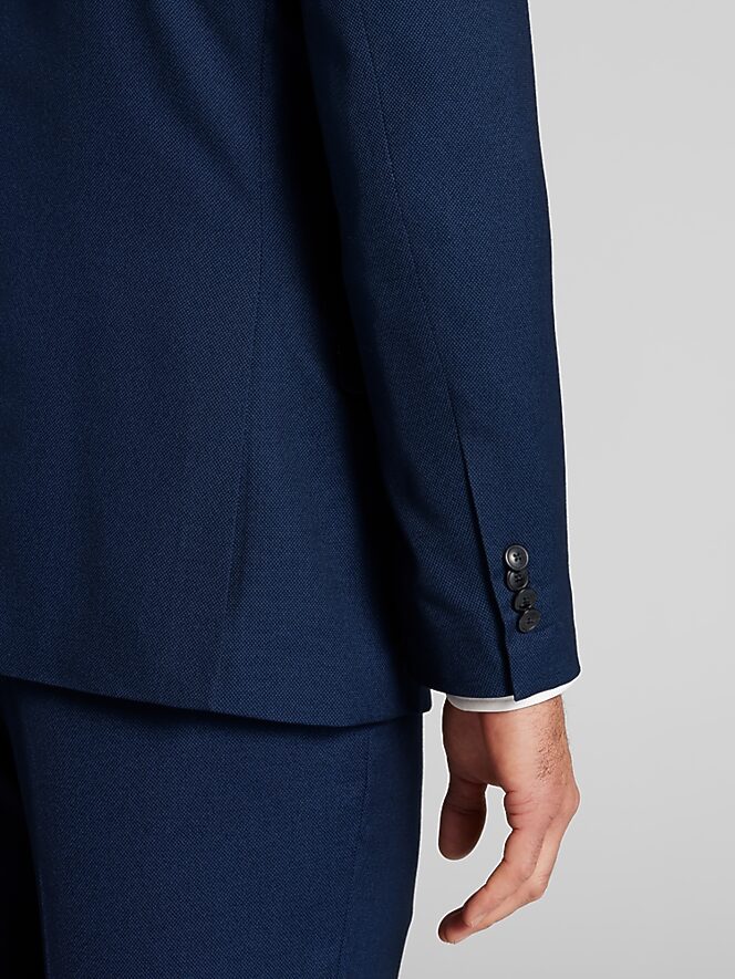 Nautica Modern Fit Bird's-Eye Suit