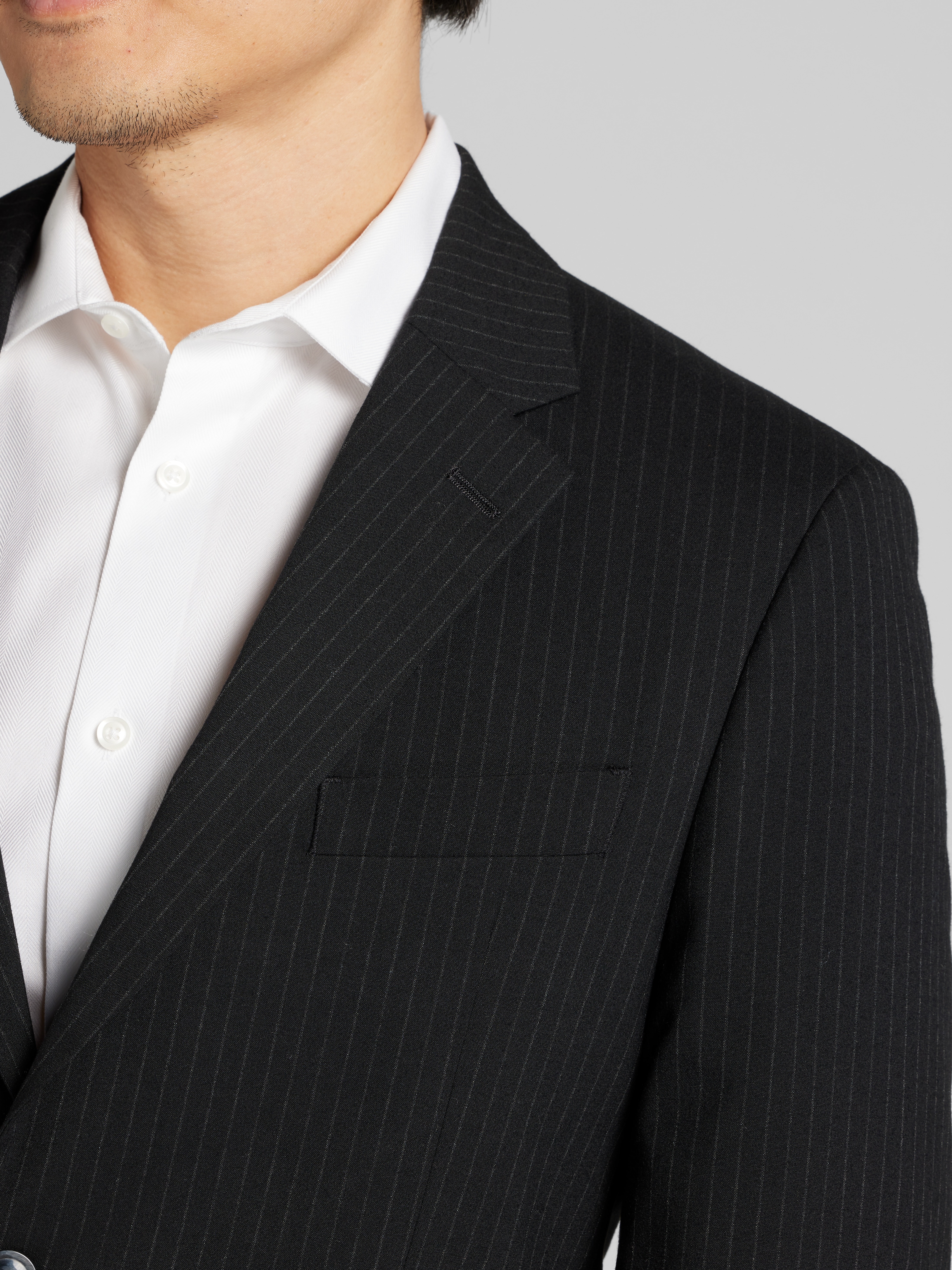 Modern Fit Pinstripe Suit