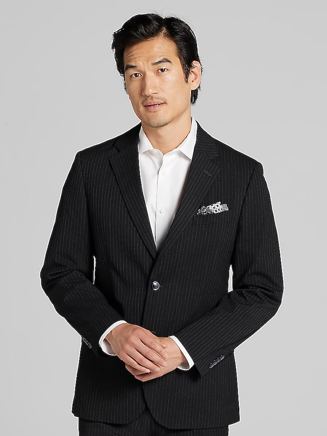 Nautica Modern Fit Pinstripe Suit