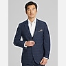 Nautica Modern Fit Windowpane Plaid Suit