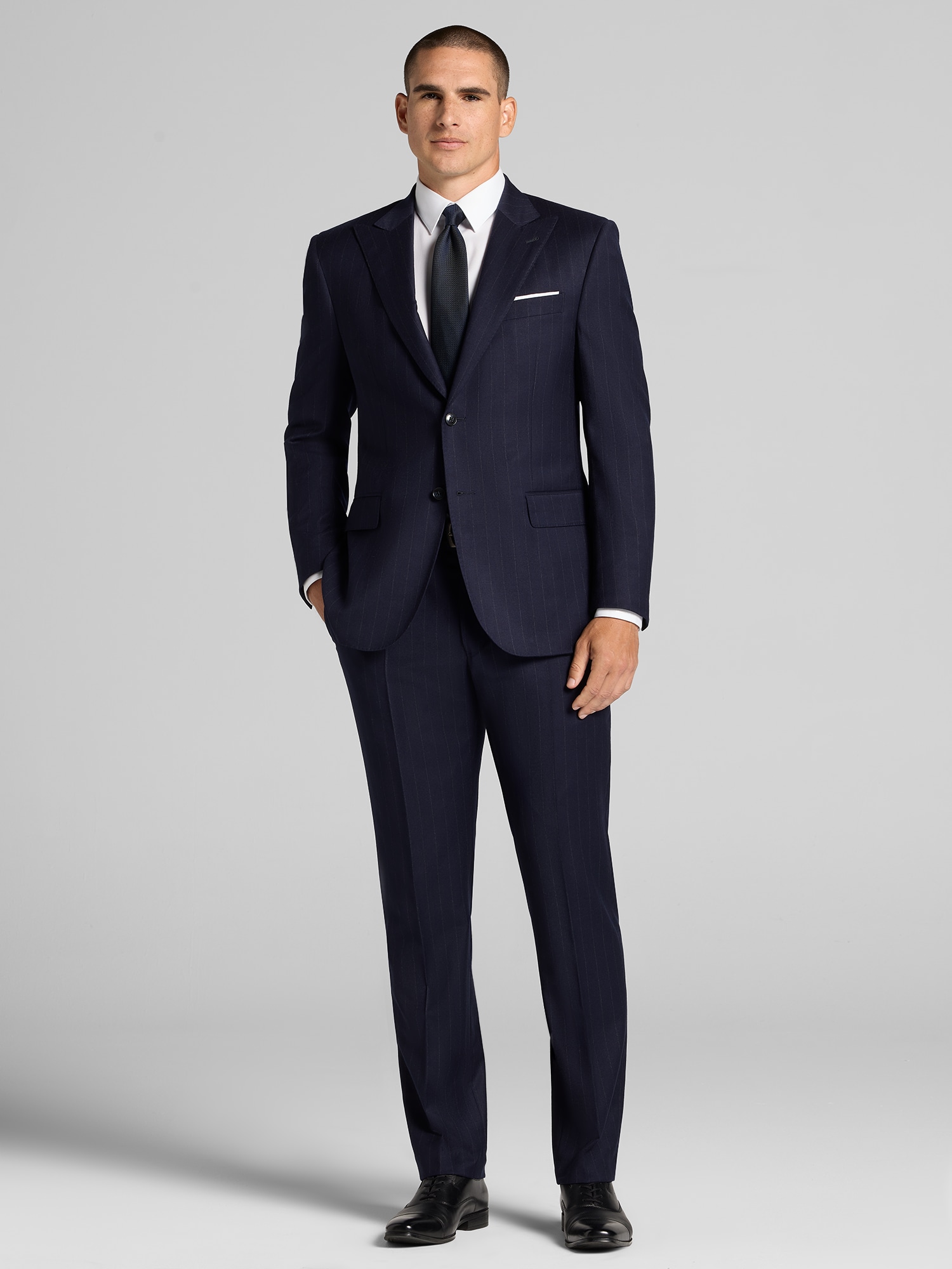 JOSEPH ABBOUD セットアップスーツ ネイビー シアサッカーXXL Joseph Abboud Modern Fit Suit, Navy - Blue | 2 Piece Suits | Men's
