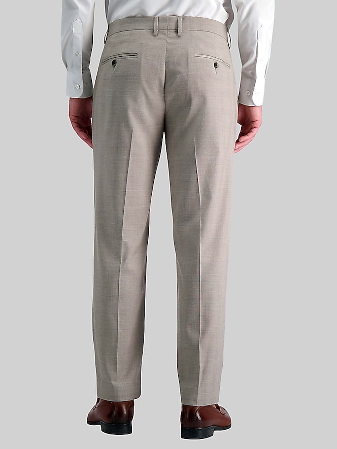 Haggar Tailored Fit Premium Stretch Plaid Suit Pants