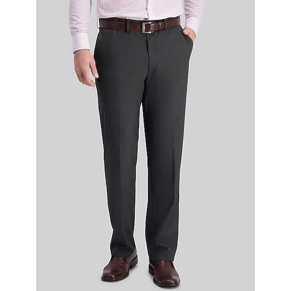 Haggar Men's Classic Fit Premium Stretch Suit Pants Charcoal Gray - Size: 42W x 29L