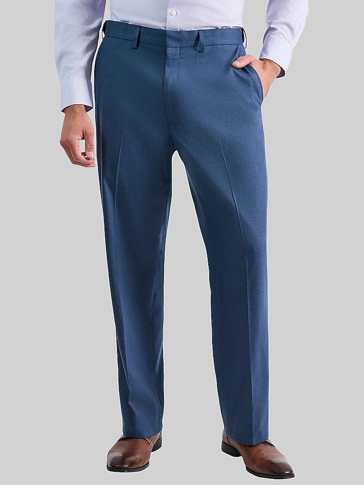 classic fit dress pants The Black Tux Light Suit Pants-Classic In Blue | Size: 50/32 main image 0