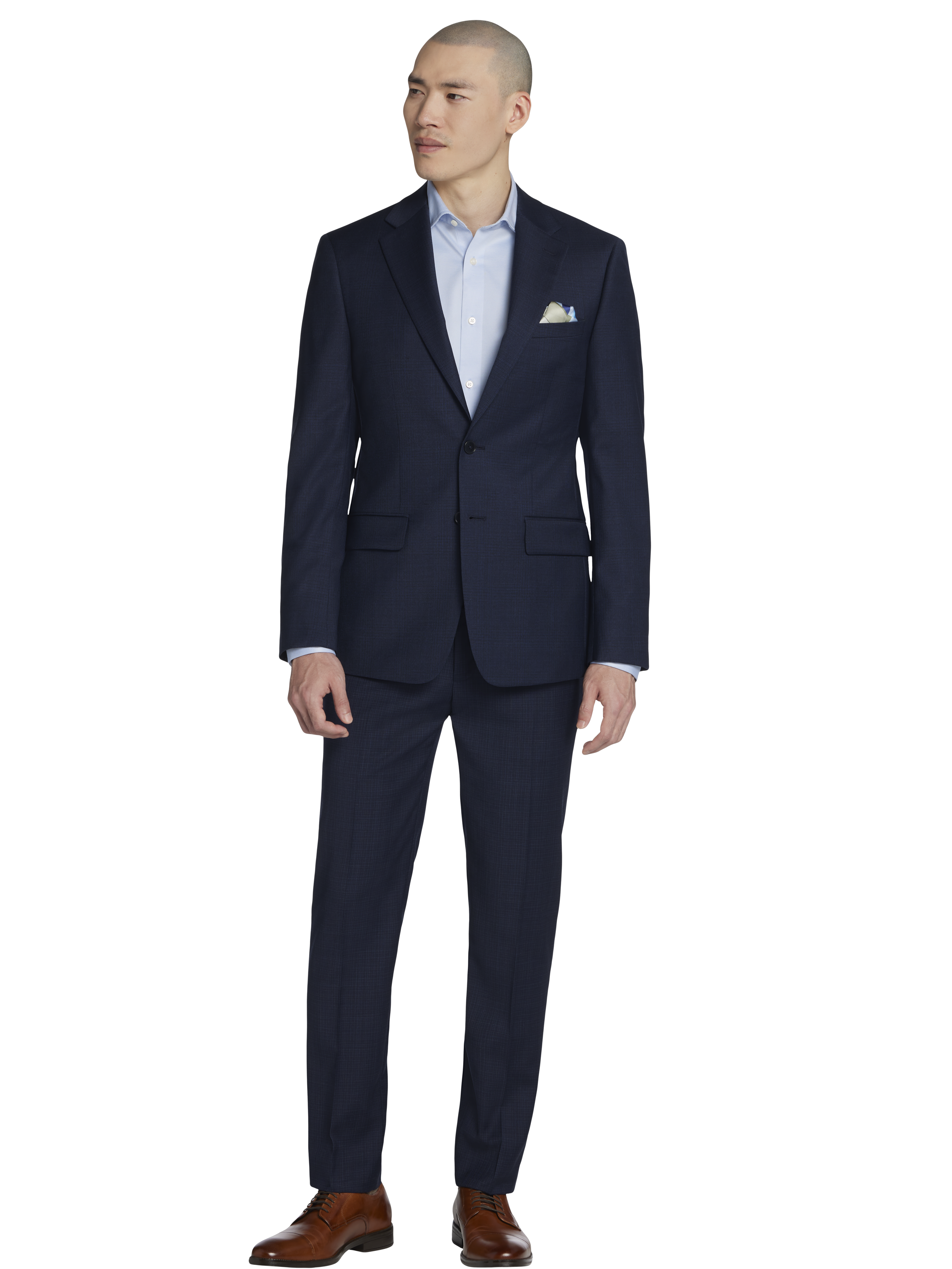 Slim Fit Wool Blend Suit