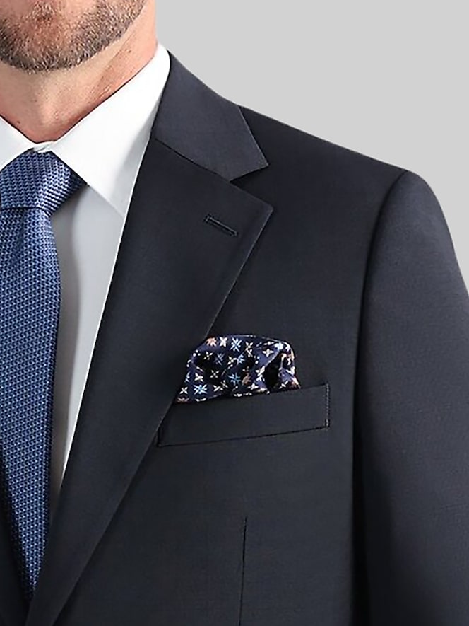 Haggar Tailored Fit Windowpane Premium Stretch Suit Jacket