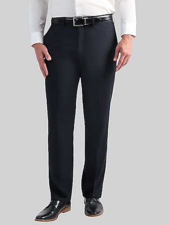 slim fit dress slacks Haggar Premium Stretch Dress Pants in Red main image 0