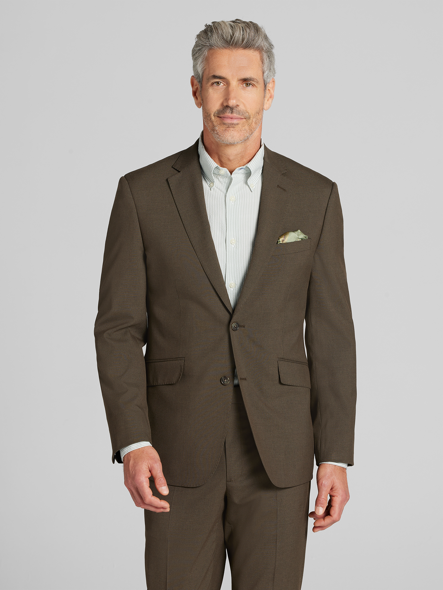 brown formal dress for men Brown Floral Jersey Draped Laurella Midi Dress