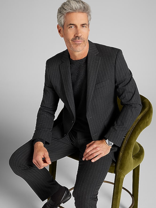 Wilke-Rodriguez Modern Fit Stripe Suit