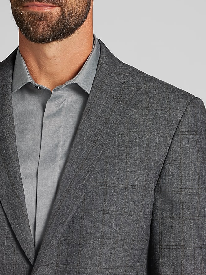 Wilke-Rodriguez Modern Fit Windowpane Suit