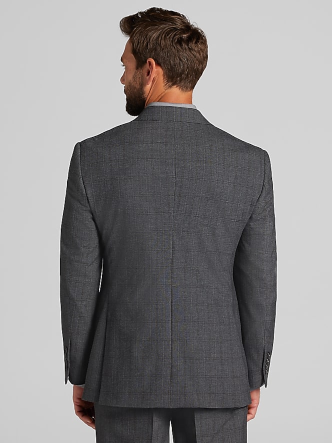Wilke-Rodriguez Modern Fit Windowpane Suit