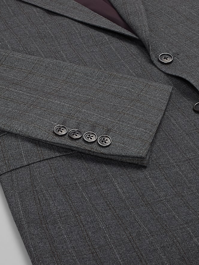 Wilke-Rodriguez Modern Fit Windowpane Suit