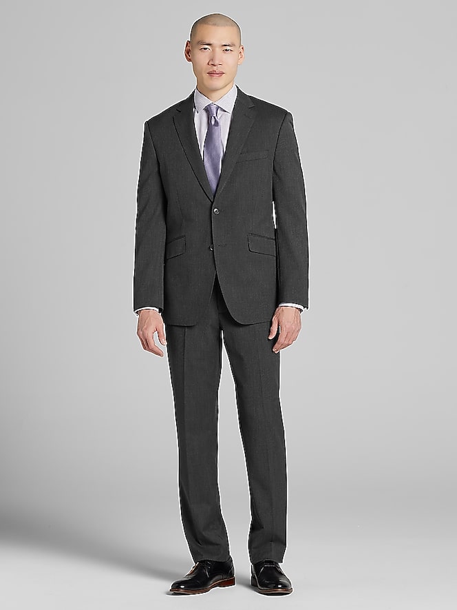 Wilke-Rodriguez Modern Fit Tic Pattern Suit