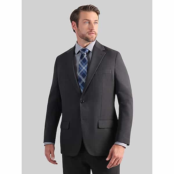 Haggar Men's Classic Fit Smart Wash Suit Jacket Dark Grey - Size: 42 Regular