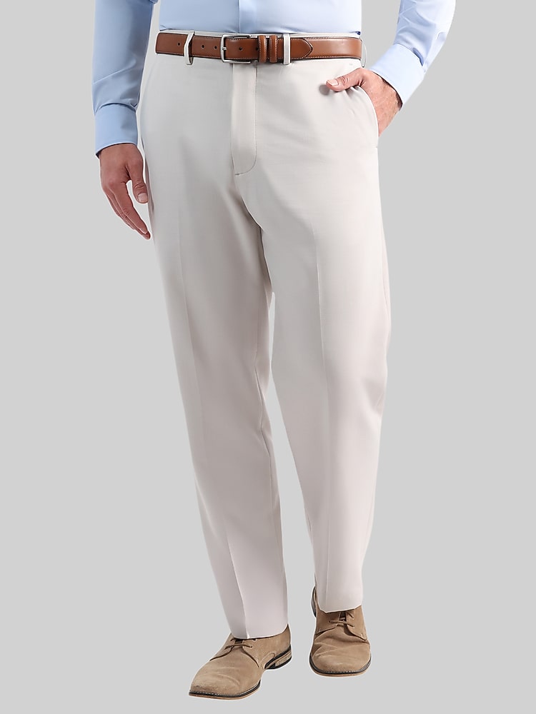 haggar classic fit dress pants Embroidered Solid 2PC Dress main image 0