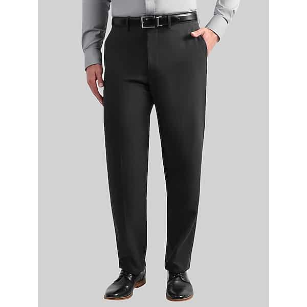 Haggar Men's Classic Fit Smart Wash Suit Pants Dark Grey - Size: 42W x 30L