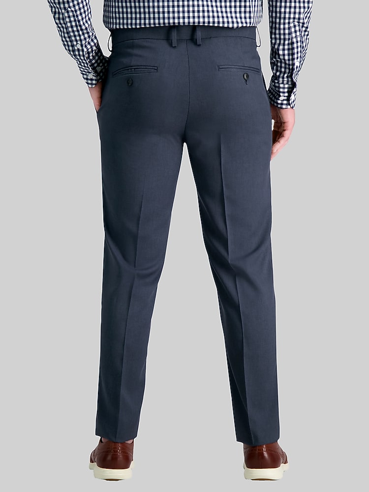 Smart Wash Slim Fit Suit Pants | Blue/Postman