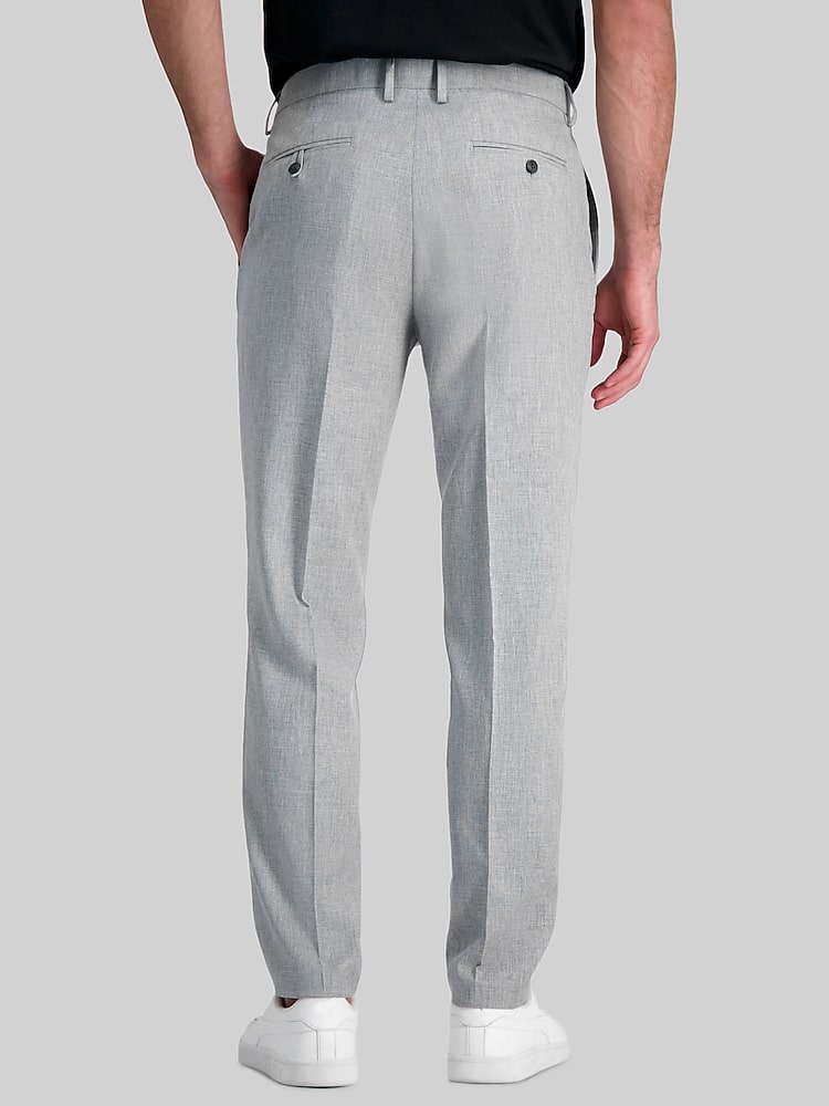 Haggar Slim Fit Suit Pants, Light Gray Solid | Men's Wearhouse