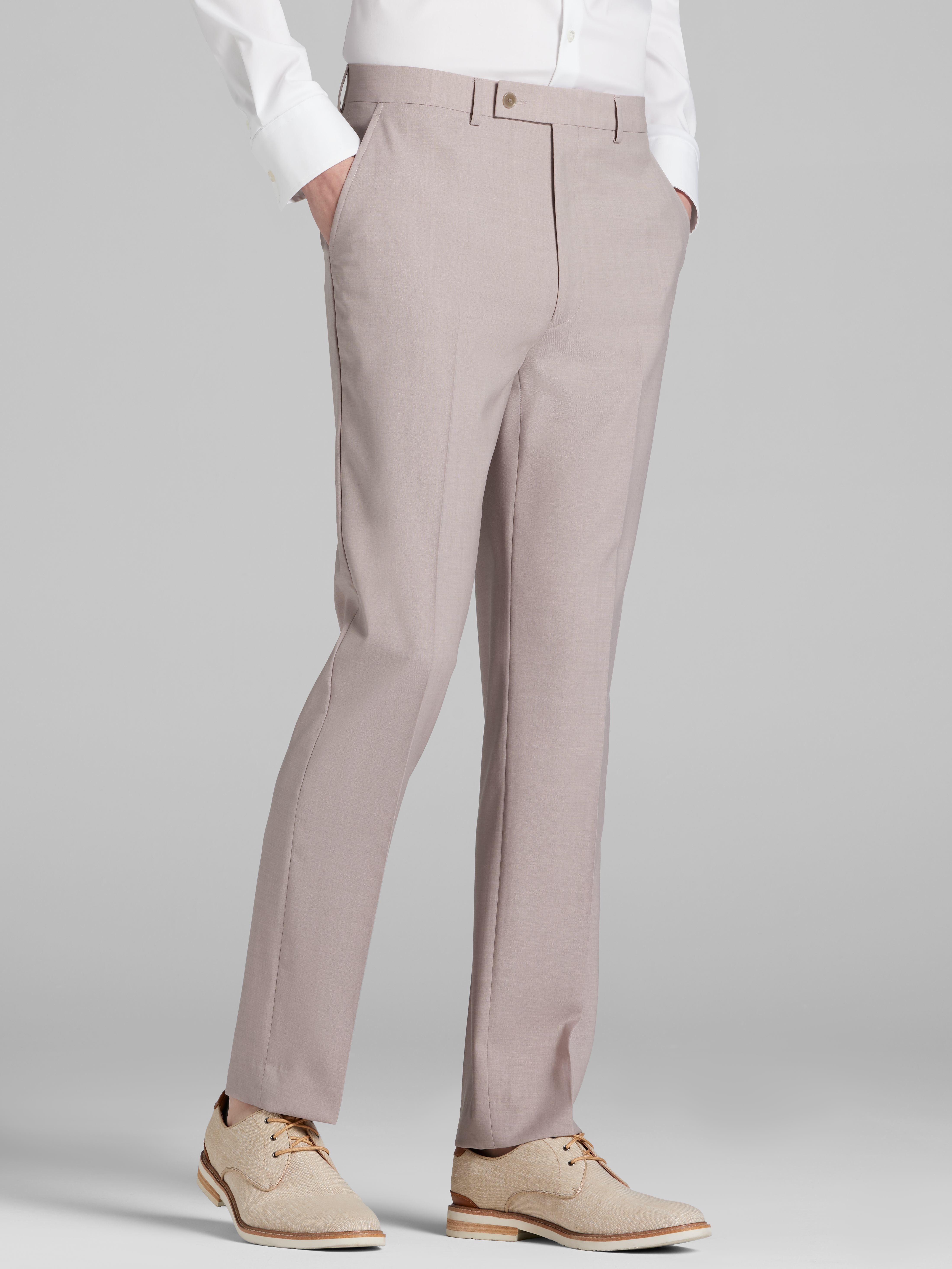 Slim Fit Wool Blend Suit